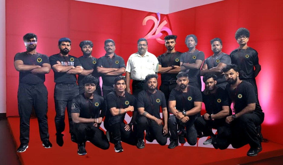 Sahasra security team group photograph